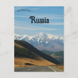 Cartão Postal República de Altai Rússia