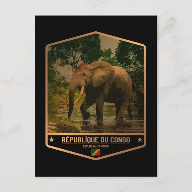 Cartão Postal República do Congo (Frente)