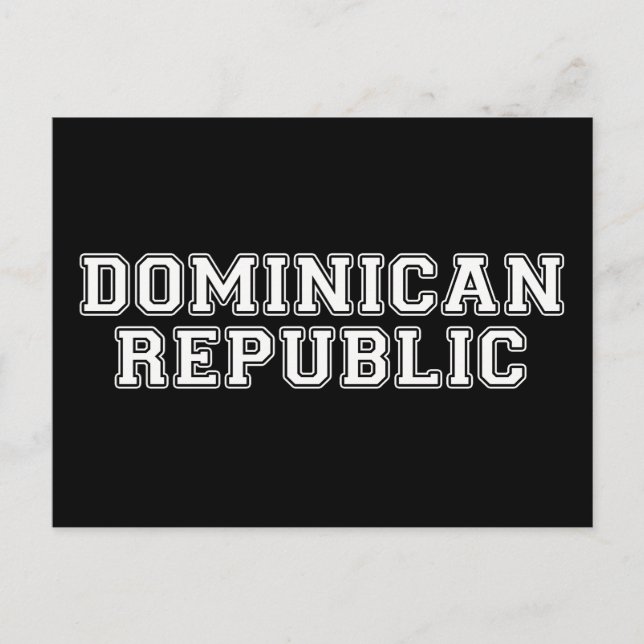 Cartão Postal República Dominicana (Frente)