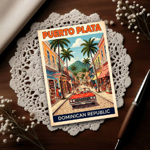 Cartão Postal República Dominicana: Viagens dos anos 60