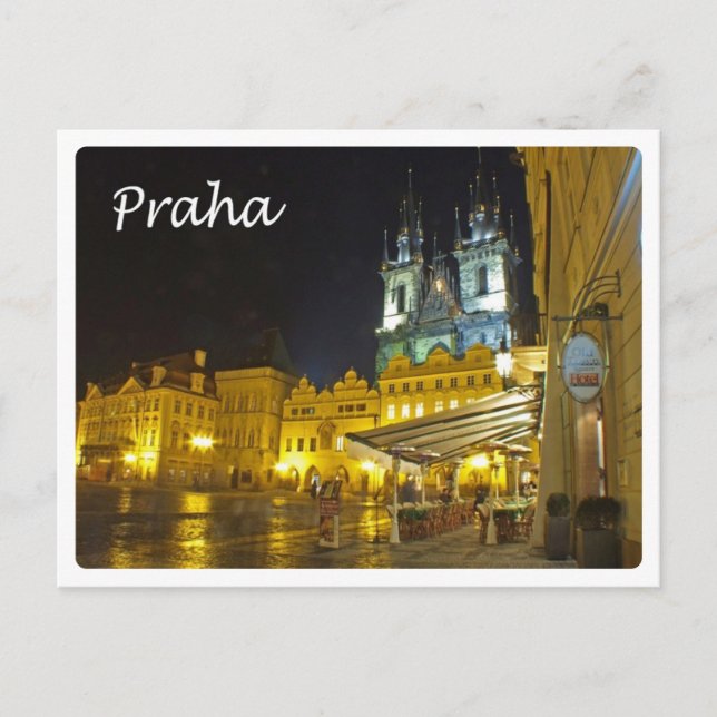 Cartão Postal República Tcheca - Praga - (Frente)