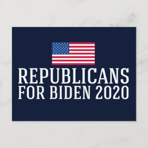 Cartão Postal Republicanos para Biden 2020