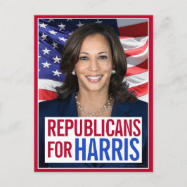Cartão Postal Republicanos para Kamala Harris Presidente Foto 20