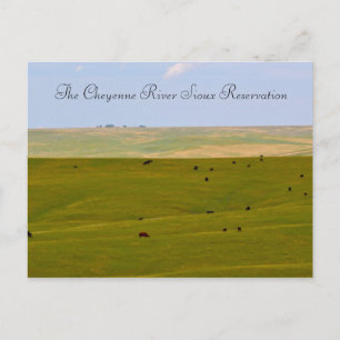 Cartão Postal Reserva Cheyenne River Sioux
