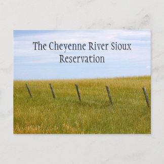 Cartão Postal Reserva Cheyenne River Sioux