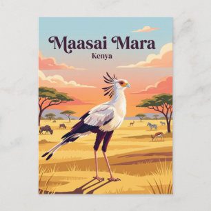 Cartão Postal Reserva Nacional Maasai Mara Quênia