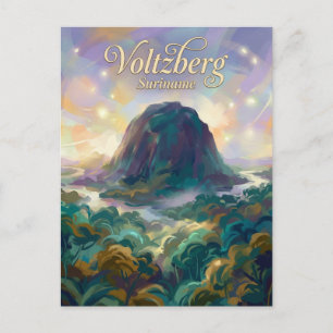 Cartão Postal Reserva Natural Central Suriname - Voltzberg