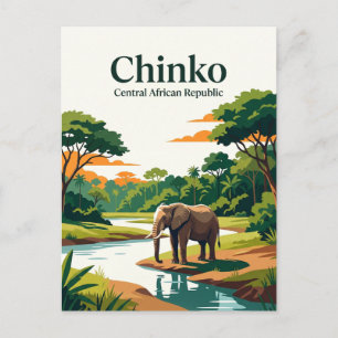 Cartão Postal Reserva Natural de Chinko República Centro-African
