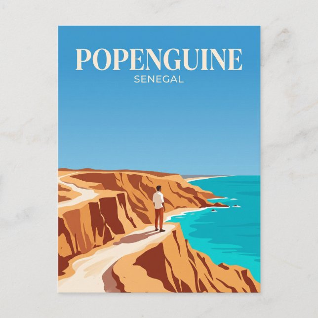 Cartão Postal Reserva Natural de Popenguine Senegal (Frente)