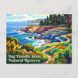 Cartão Postal Reserva Natural Estadual Jug Handle Califórnia
