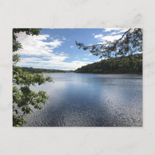 Cartão Postal Reservatório de Dam Flask no distrito de Pico