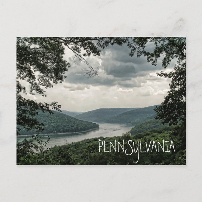 Cartão Postal Reservatório de Kinzua na PENNSYLVANIA (Frente)