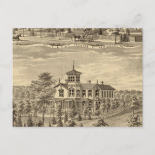 Cartão Postal Residência de Jehu P Smith, Sewickley