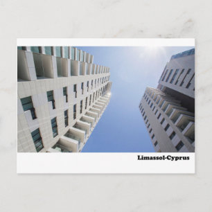 Cartão Postal Residência olimpiadas da cidade de Chipre Limasso