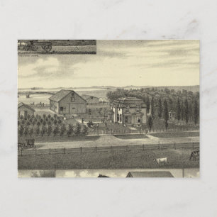 Cartão Postal Residência Schulz, Nebraska