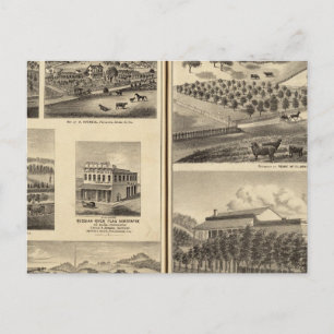 Cartão Postal Residências de Frank McElarney, HF Gerkhardt