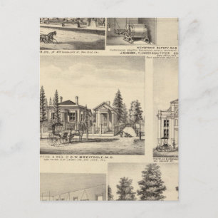 Cartão Postal Residências de San Jose, negócios, faculdade