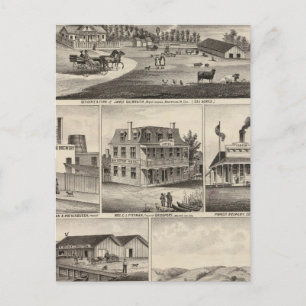 Cartão Postal Residências, fazendas, empresas