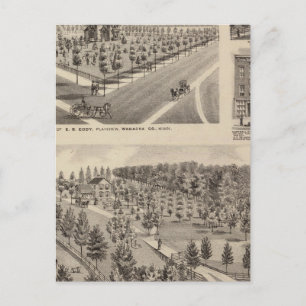 Cartão Postal Residências, Fazendas, Minnesota