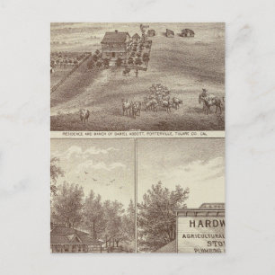 Cartão Postal Residências Porterville, loja