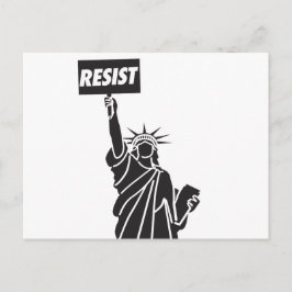 Cartão Postal Resist_for_Liberty