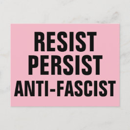 Cartão Postal Resistência À Resistência Antifascista Persistente