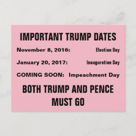 Cartão Postal Resistência ao Dia de Impeachment