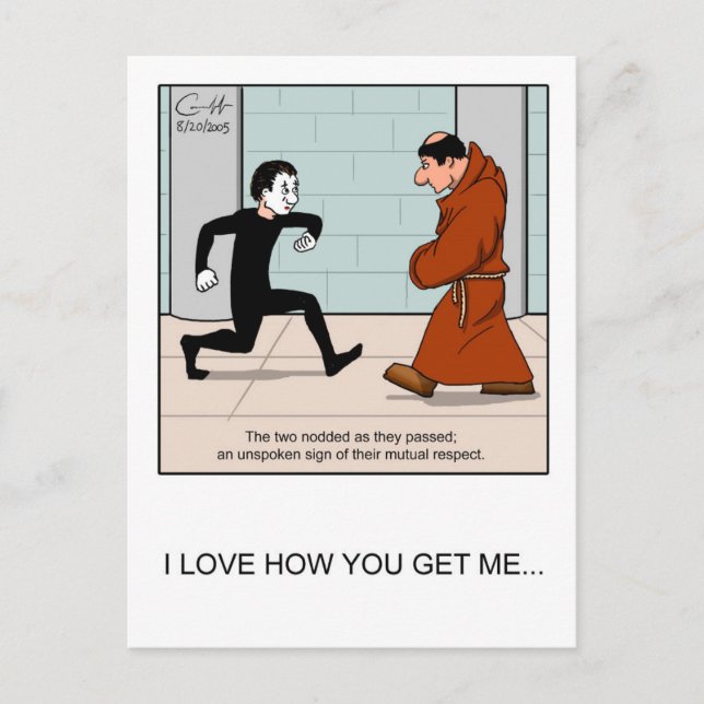 Cartão Postal "Respeito silencioso" (Frente)