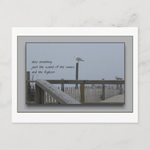 Cartão Postal Respiração profunda