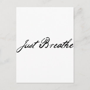 Cartão Postal respire
