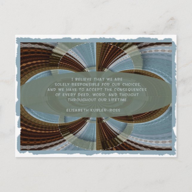 Cartão Postal Responsabilidade única (Frente)