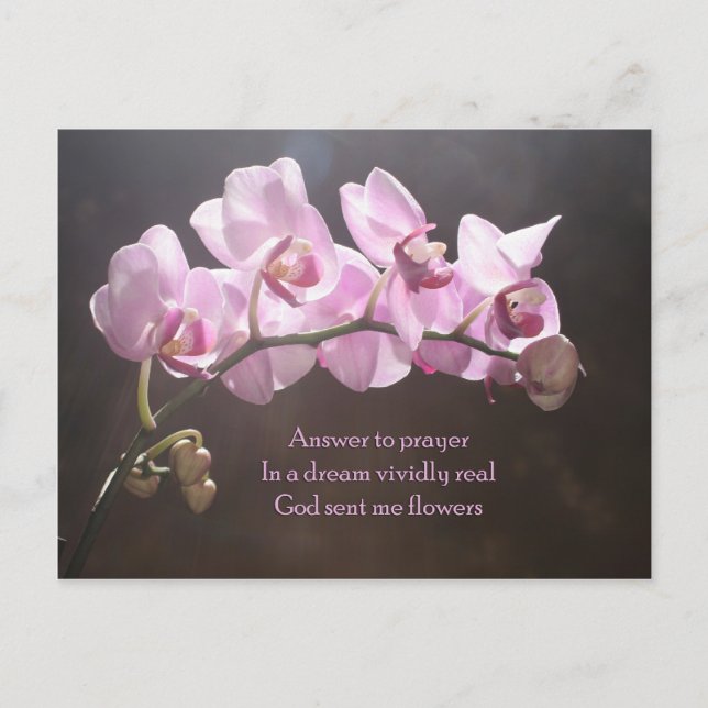 Cartão Postal Resposta À Oração (Frente)