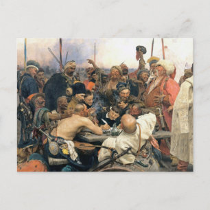 Cartão Postal Resposta dos cossacos Zaporozhian