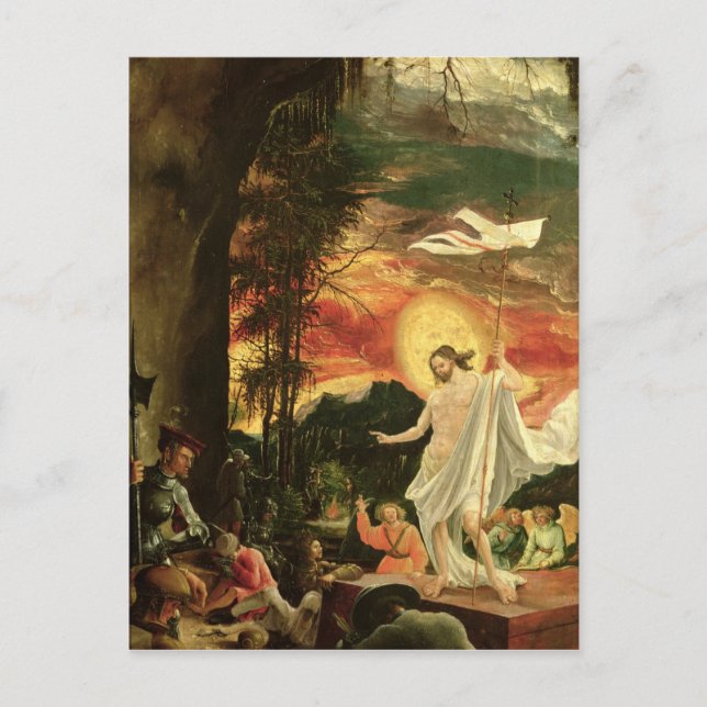 Cartão Postal Ressurreição do cristo, 1518 (Frente)