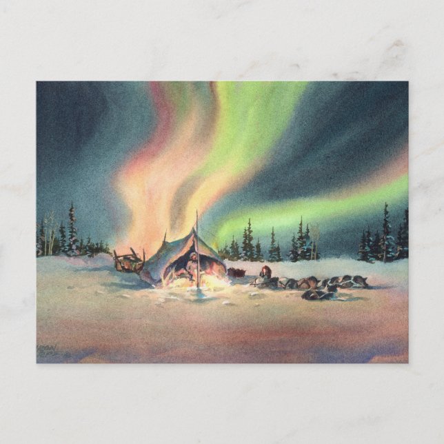 Cartão Postal REST for MUSHERS by SHARON SHARPE (Frente)