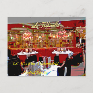 Cartão Postal Restaurante centro comercial H2O de Rivas vaciamad