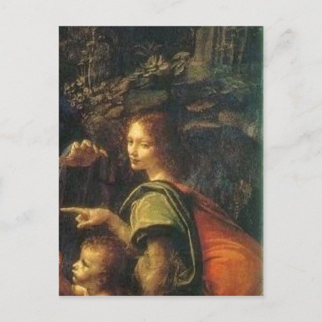 Cartão Postal Resumo Descrição Pormenor de Uriel em Madonna d (Frente)