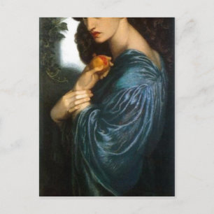 Cartão Postal Resumo Descrição Proserpina (Óleo na canvas, 18