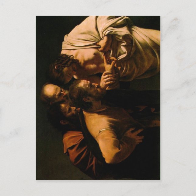 Cartão Postal Resumo Espa?ol: La incredulidad de Santo Tom's Th (Frente)