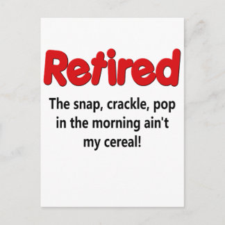 Cartão Postal Retirada Engraçada