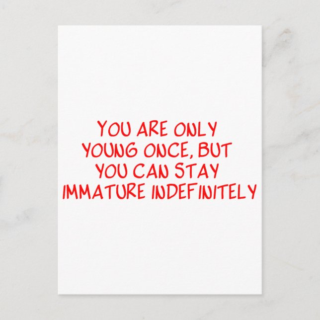 Cartão Postal Retirada Engraçada (Frente)