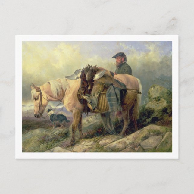 Cartão Postal Retornando do Morro, 1868 (Frente)