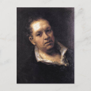 Cartão Postal Retrato automático Goya 1815 Óleo no painel, 51 x 