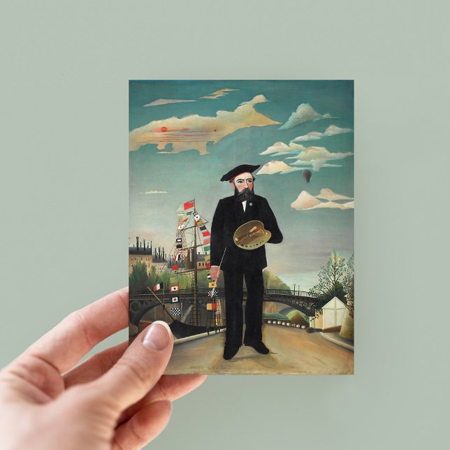 Cartão Postal Retrato automático | Henri Rousseau (Criador carregado)