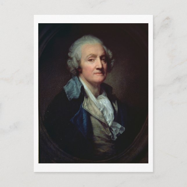 Cartão Postal Retrato automático (óleo na canvas) 2 (Frente)