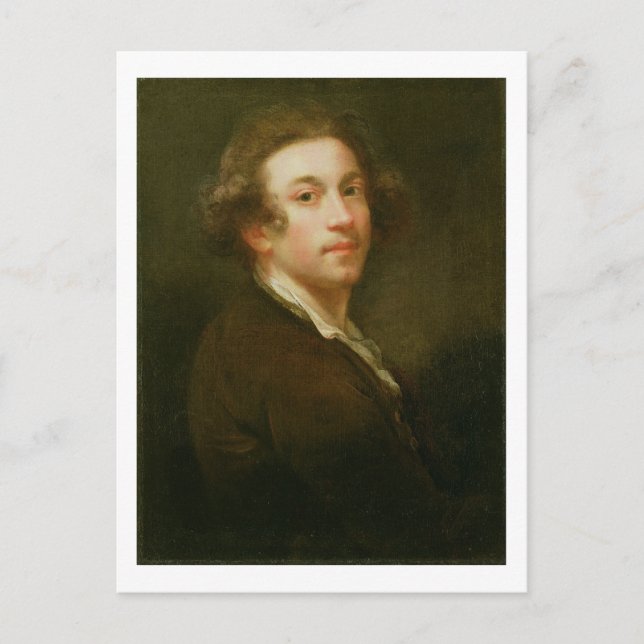 Cartão Postal Retrato automático, olhando sobre o ombro direito  (Frente)