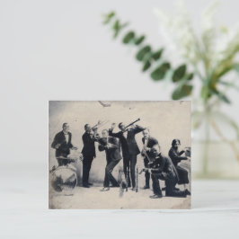 Cartão Postal Retrato coletivo de músicos de vaudeville, 1920