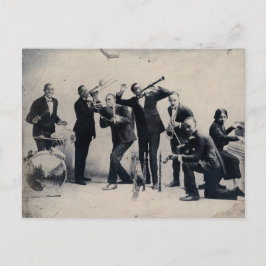 Cartão Postal Retrato coletivo de músicos de vaudeville, 1920