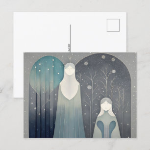 Cartão Postal Retrato da família das cinzas, Posto