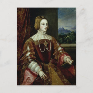 Cartão Postal Retrato da Imperatriz Isabella de Portugal